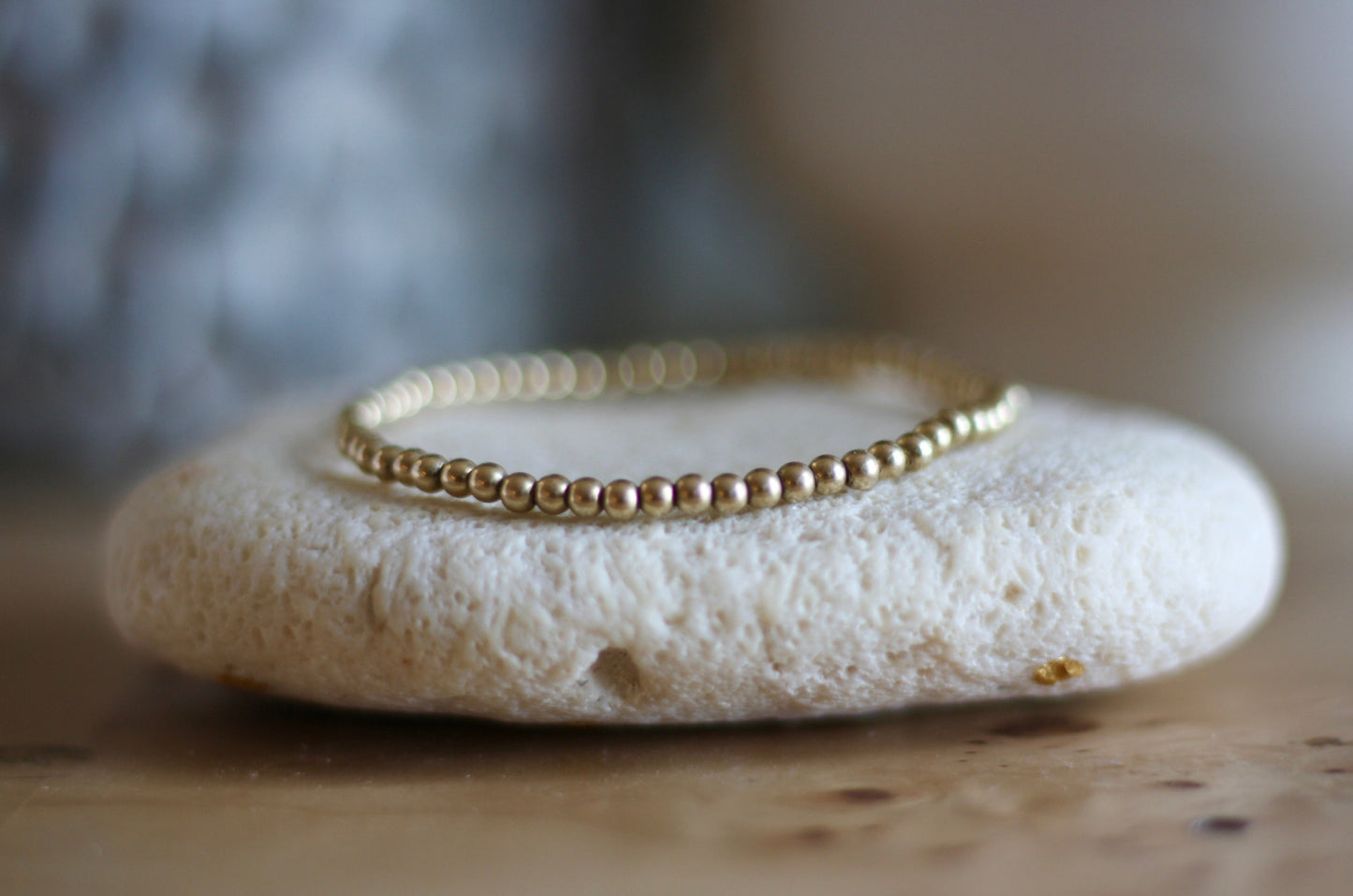 Iconic Gold-Filled Bracelet, 3mm Beads