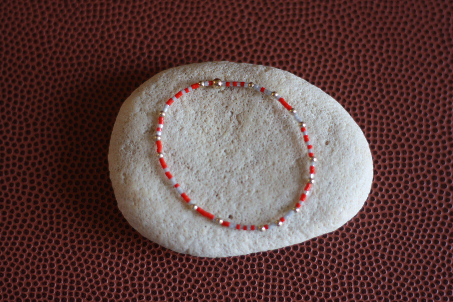 Go Sports Scarlet & Light Grey Bracelet